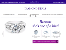 Tablet Screenshot of diamonddeals.ca
